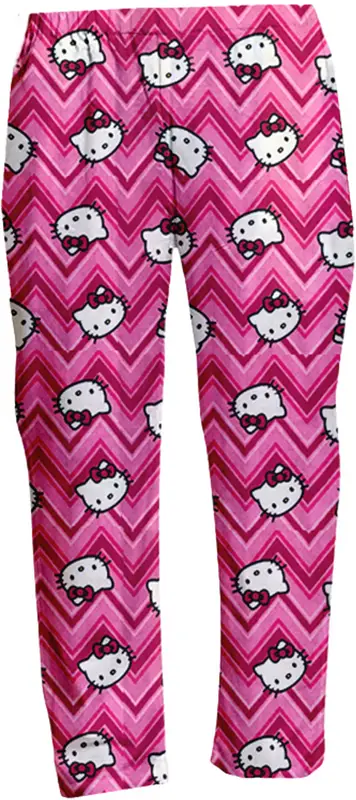 Pink hello kitty pajama pants hot sale