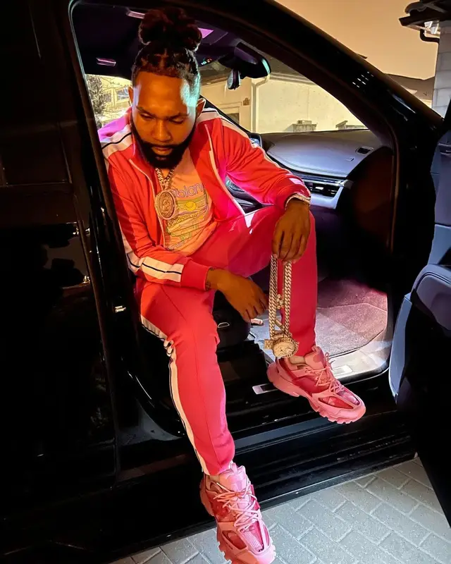 Money Man outfit in Palm Angels, Casablanca, and Balenciaga, 2022