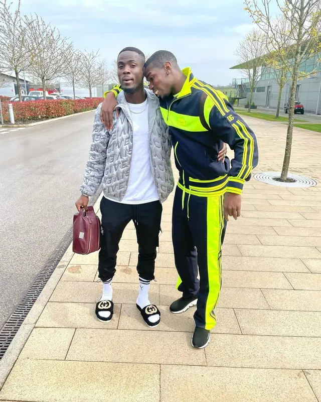 Paul Pogba outfit in Dolce & Gabbana and Balenciaga, 2022