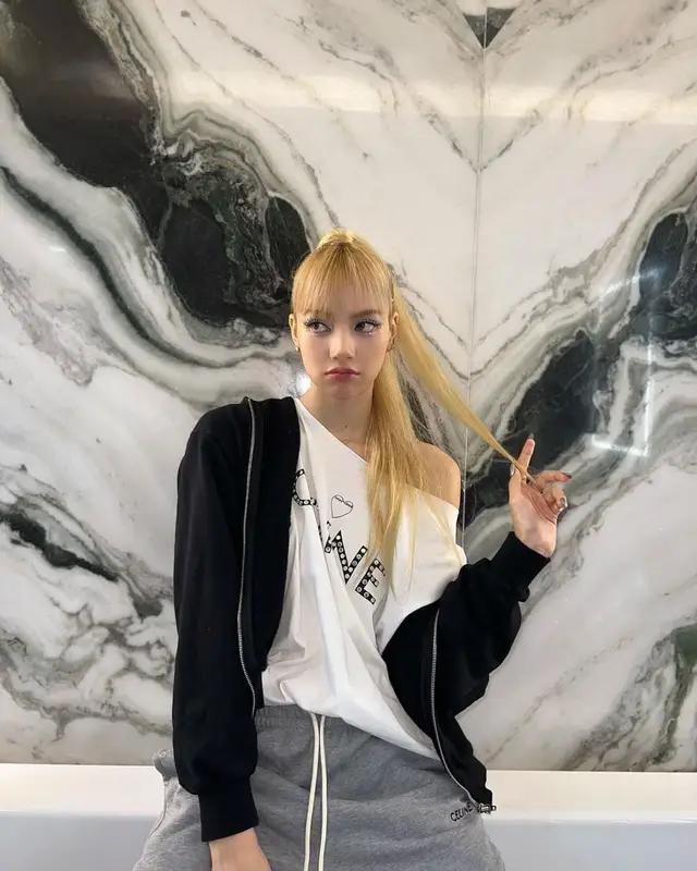 Lisa outfit in Celine, 2022