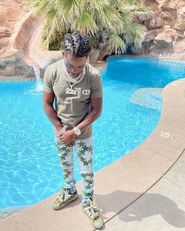 Jackboy outfit in Dior, Amiri, and Chemist, 2022