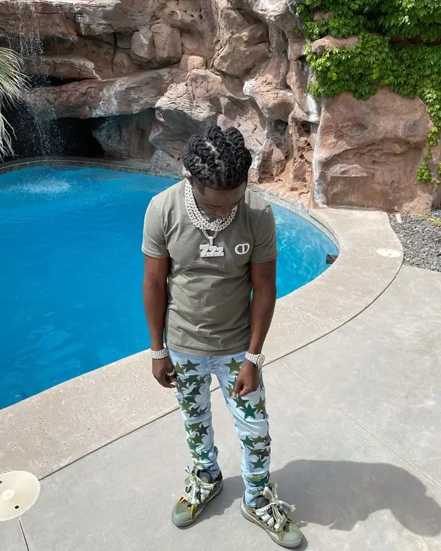 Jackboy outfit in Dior, Amiri, and Chemist, 2022