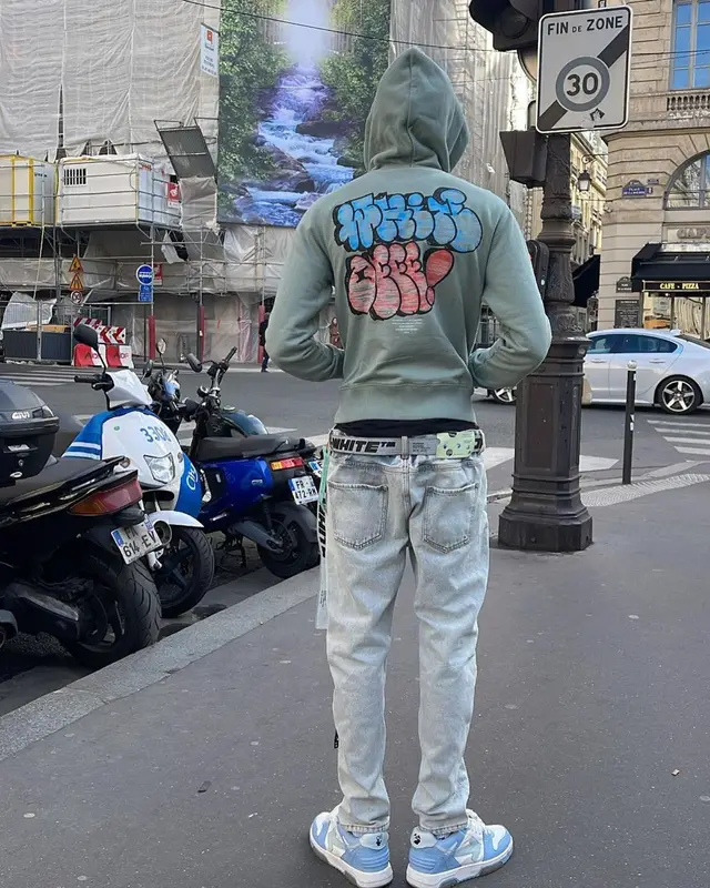 Unknown T outfit in Off-White, Gentle Monster, and Places + Faces, 2022