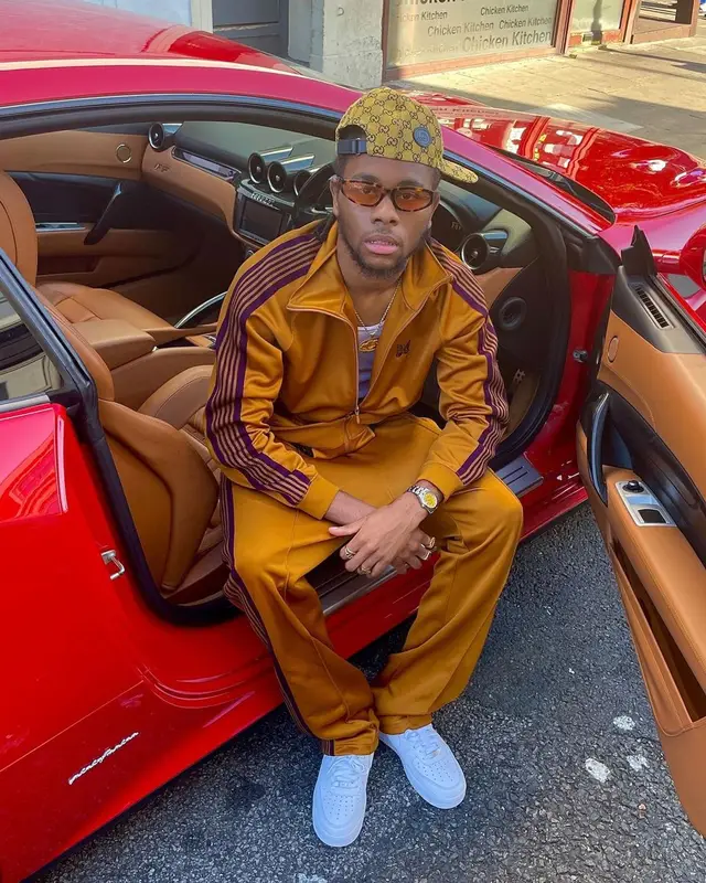Lundun outfit in Needles, Nike, and Gucci, 2021