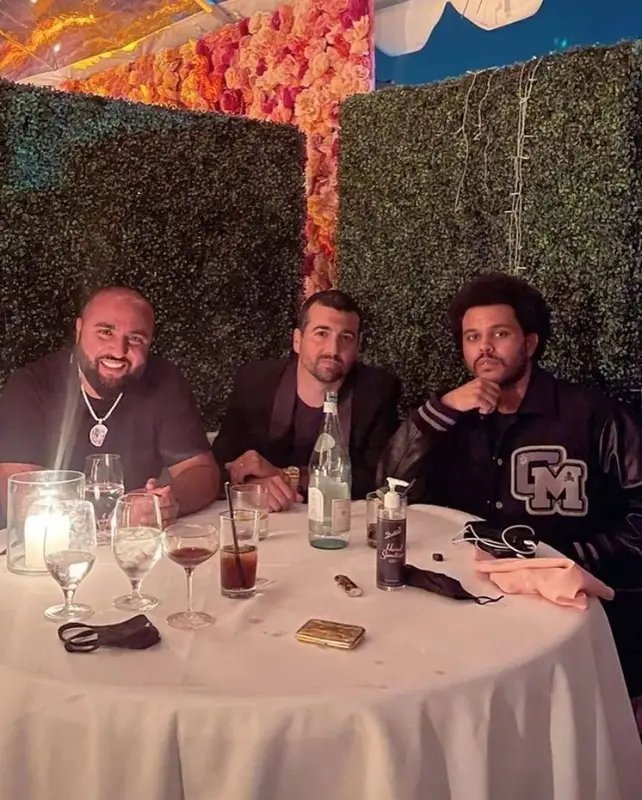 The Weeknd outfit in Mastermind and C2H4, 2020