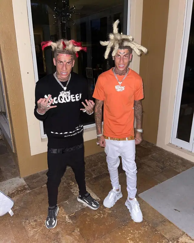 Flyysoulja outfit in Alexander McQueen, Amiri, and Louis Vuitton, 2022