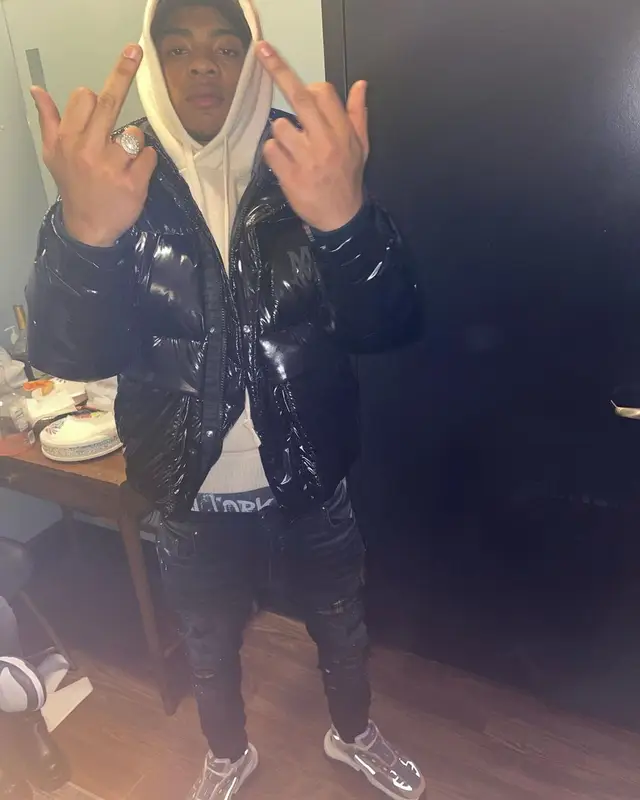 Dougie B outfit in Amiri, 2021