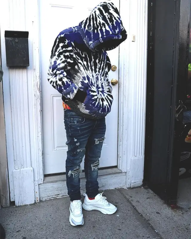 Bory300 outfit in Amiri, Dior, and Louis Vuitton, 2022