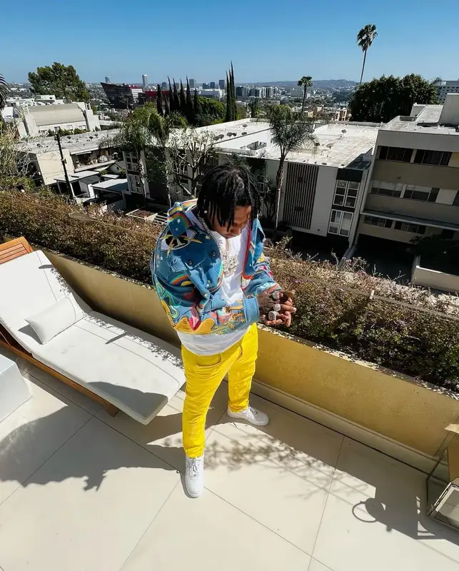 Moneybagg Yo outfit in Chemist, Gallery Dept., and Nike, 2022
