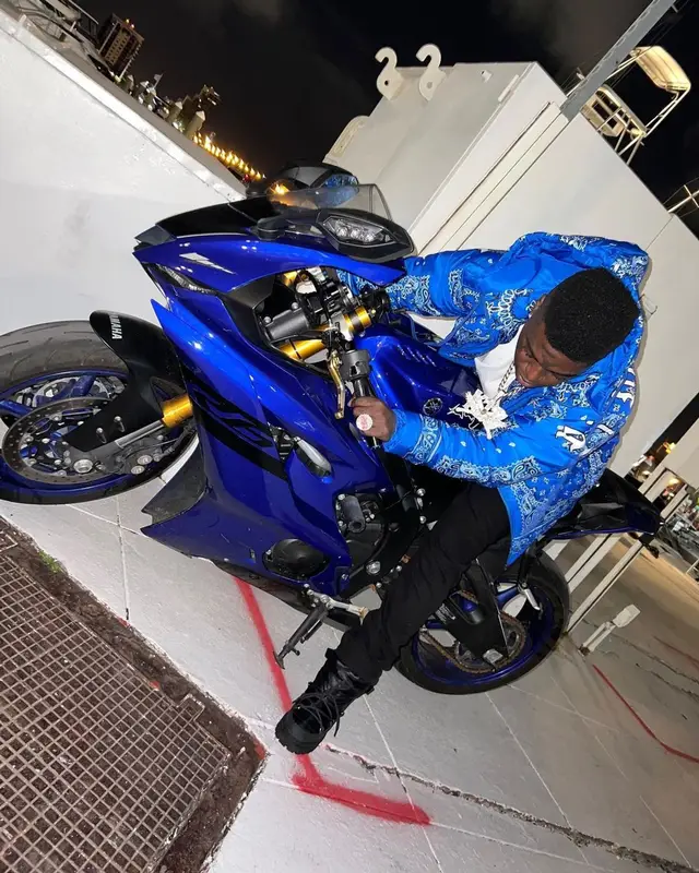 Kodak Black outfit in Pimperelli, Amiri, and Valentino Garavani, 2022