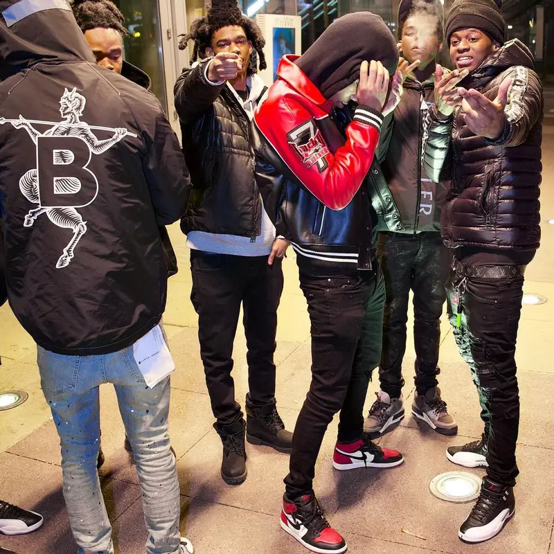 Nardo Wick outfit in Avirex, Amiri, and Nike, 2022