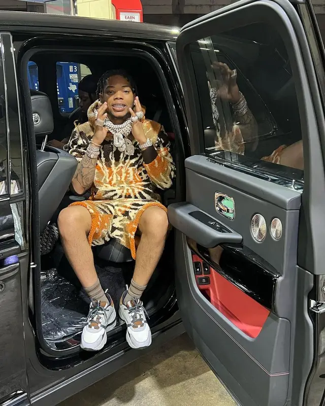 Lil Migo outfit in Amiri and Dior, 2022