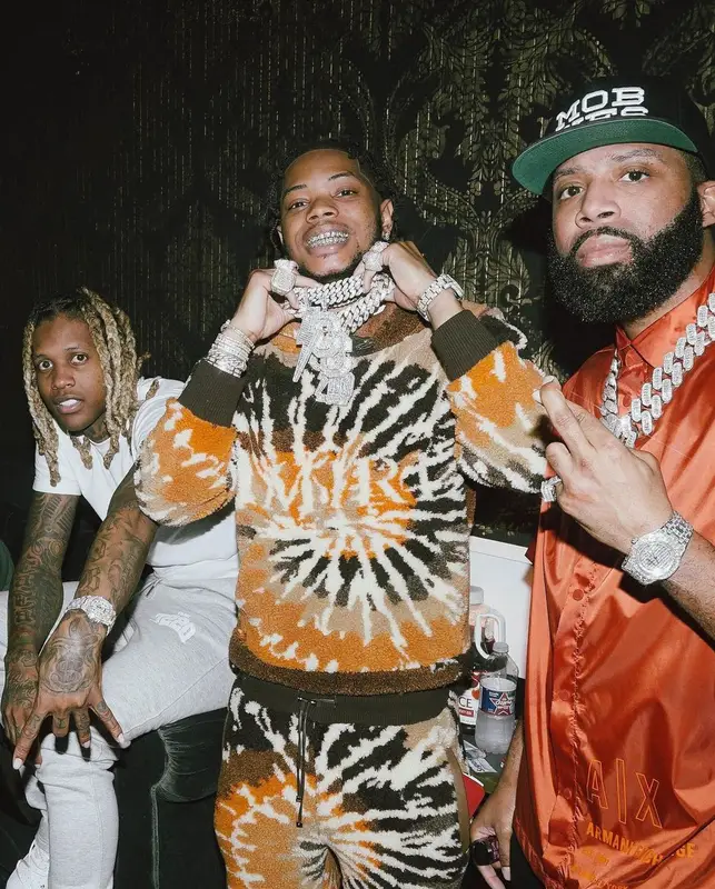 Lil Migo outfit in Amiri and Dior, 2022