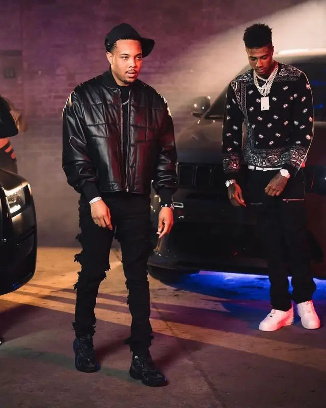 G Herbo outfit in Braydon Alexander, Rick Owens, and Louis Vuitton, 2022