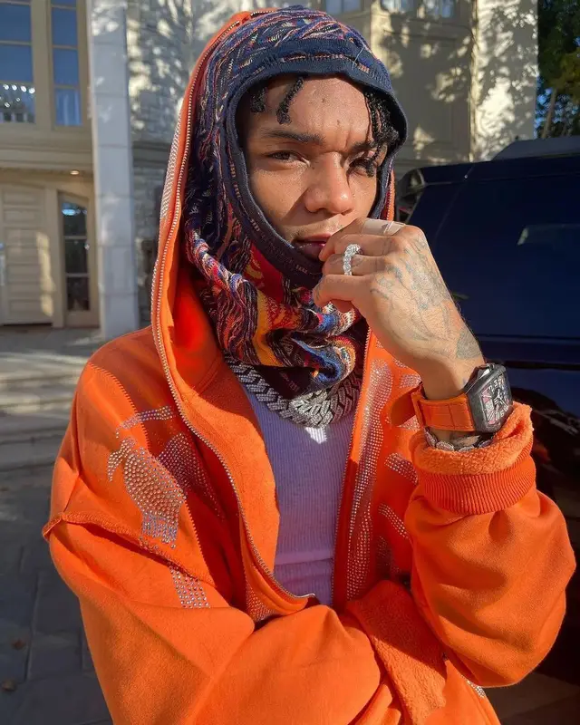 Swae Lee outfit in Klan Life, Hermes, and Coogi, 2021
