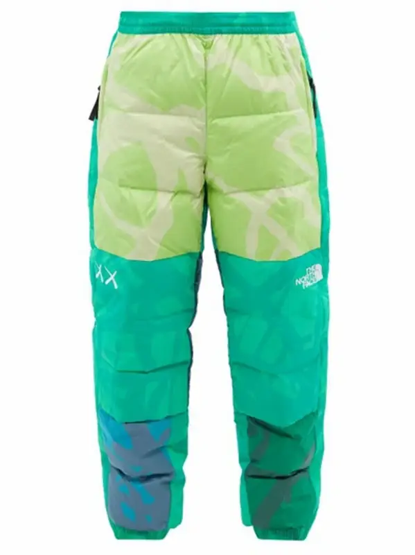 The North Face Retro 1996 Nuptse Down Trousers In Green $491