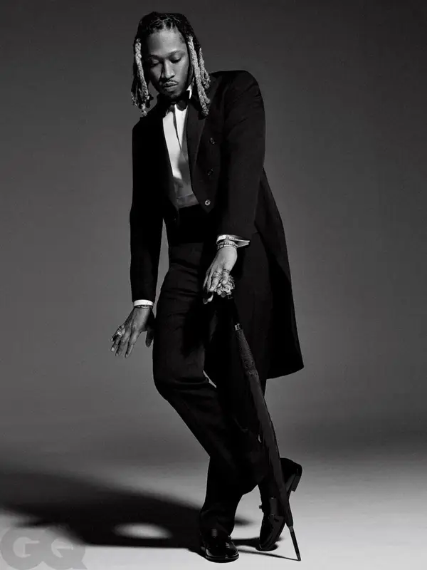 Future outfit in Ralph Lauren, Giuseppe Zanotti, and Fox Umbrellas, 2022