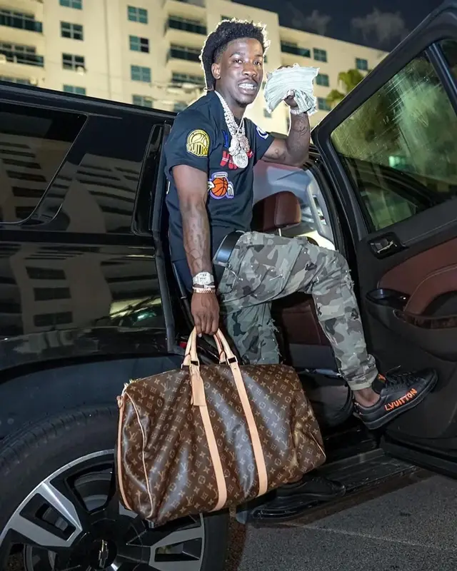 Hot Boii outfit in NBA and Louis Vuitton, 2022