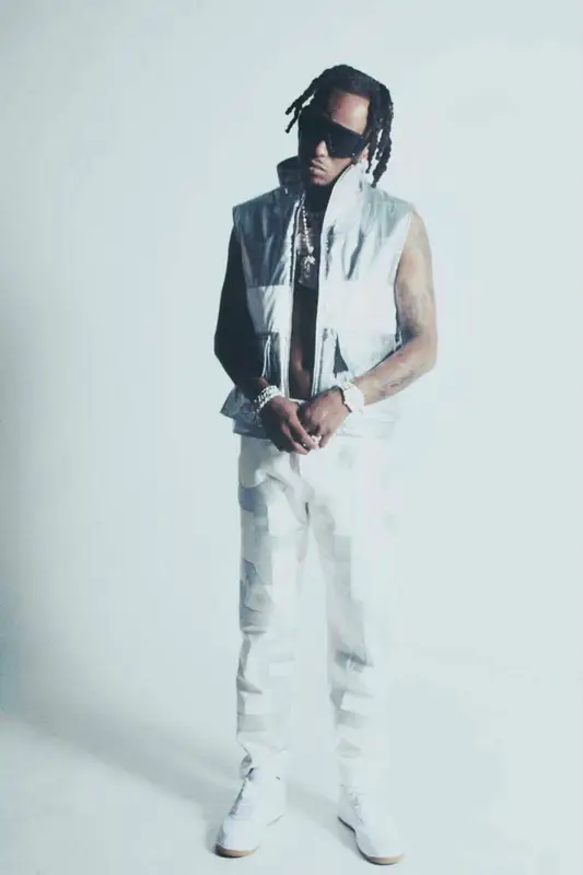 Rich The Kid outfit in Delacasso, Nike, and Chanel, 2022