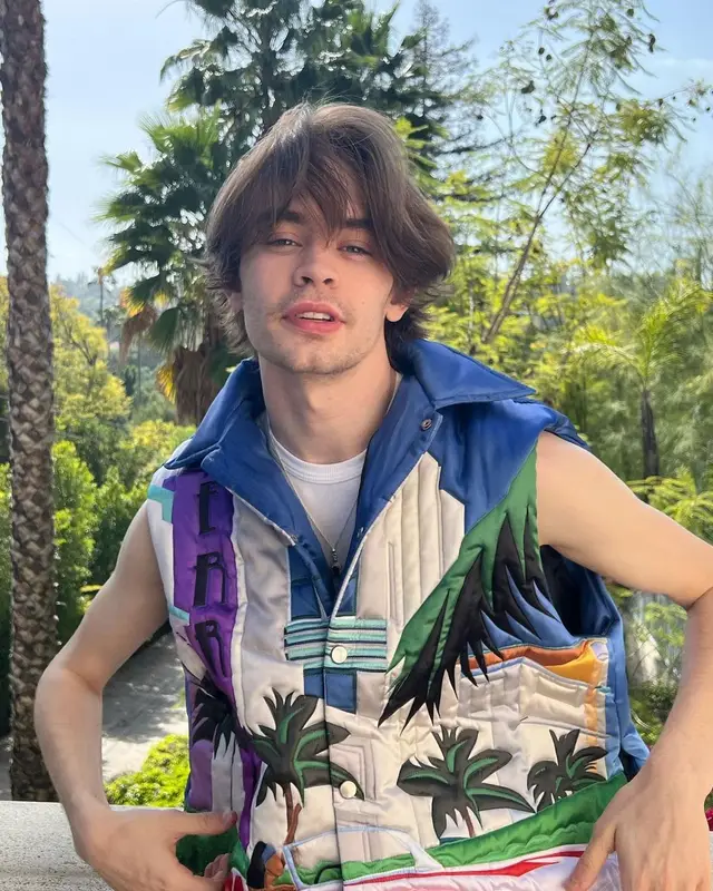LuvAnthony outfit in House of Errors, Helmut Lang, and Bally, 2022