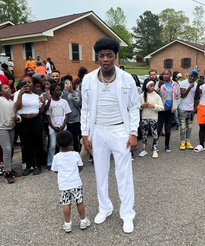 Yungeen Ace outfit in Celine and Nike, 2022