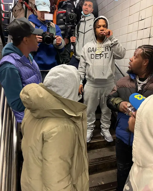 A Boogie Wit Da Hoodie outfit in Dior, Jordan, and Amiri, 2022