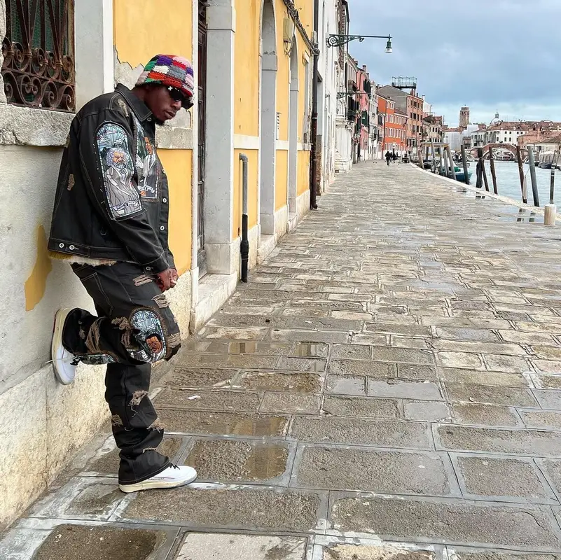 Joey Badass outfit in Barriers, Marni, and Who Decides War, 2022