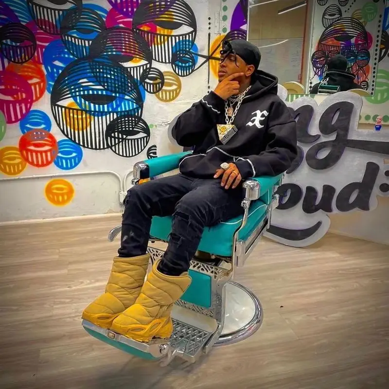Ski Mask The Slump God outfit in ProjectX, Ksubi, and Yeezy, 2022