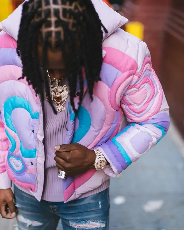 Booka 600 outfit in ERL, Amiri, and Nike, 2022