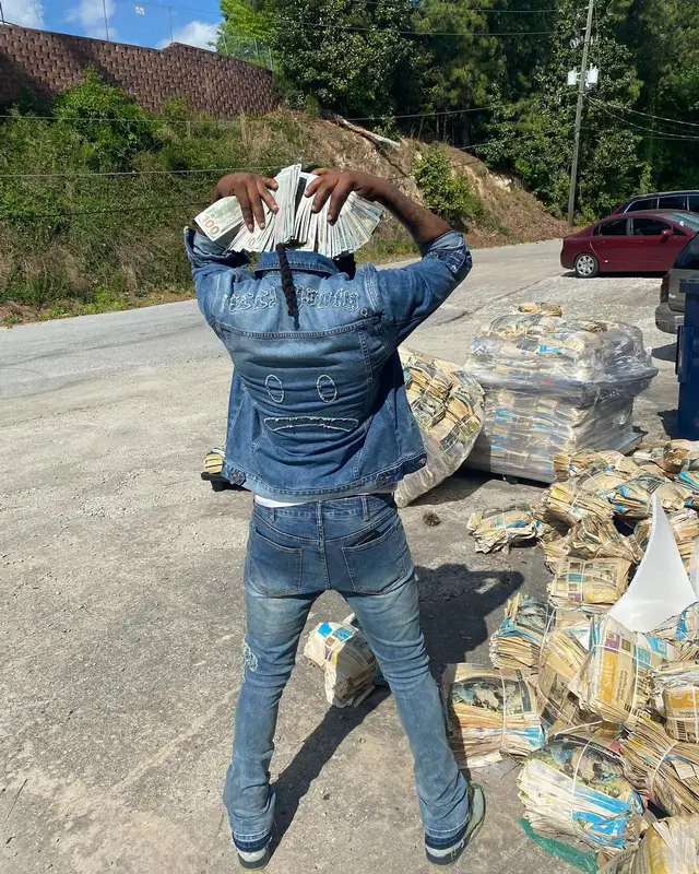 OMB Peezy outfit in Ricco Gioventu and Jordan, 2022