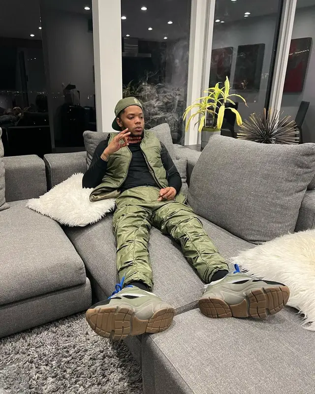 Lil Migo outfit in Sole et. Al and Dior, 2022