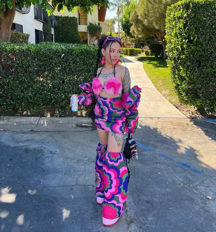 Bella Poarch outfit in Celine Kwan and Balenciaga, 2022