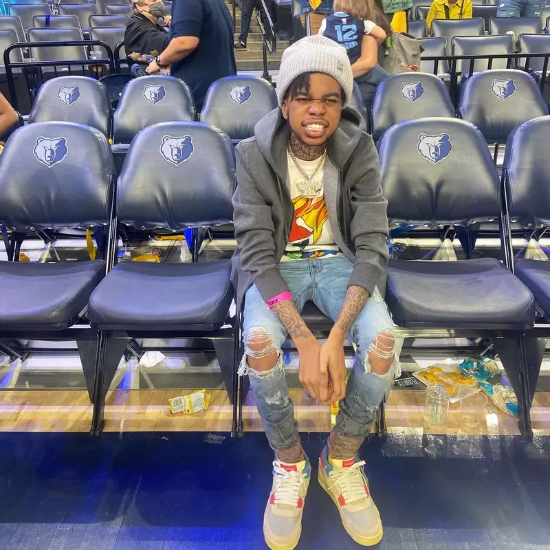Lil Poppa outfit in Jordan, Louis Vuitton, and Union Los Angeles, 2022