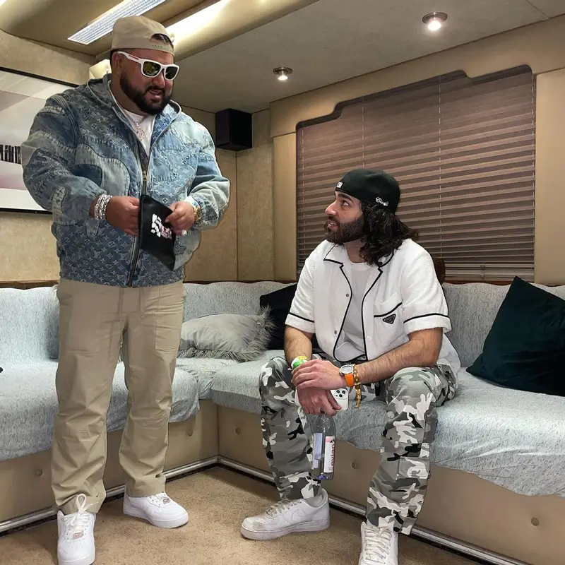 Cash outfit in Louis Vuitton, Prada, and Nigo, 2022
