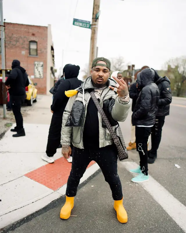 Doe Boy outfit in Craig Green, Monfrere, and Goyard, 2022