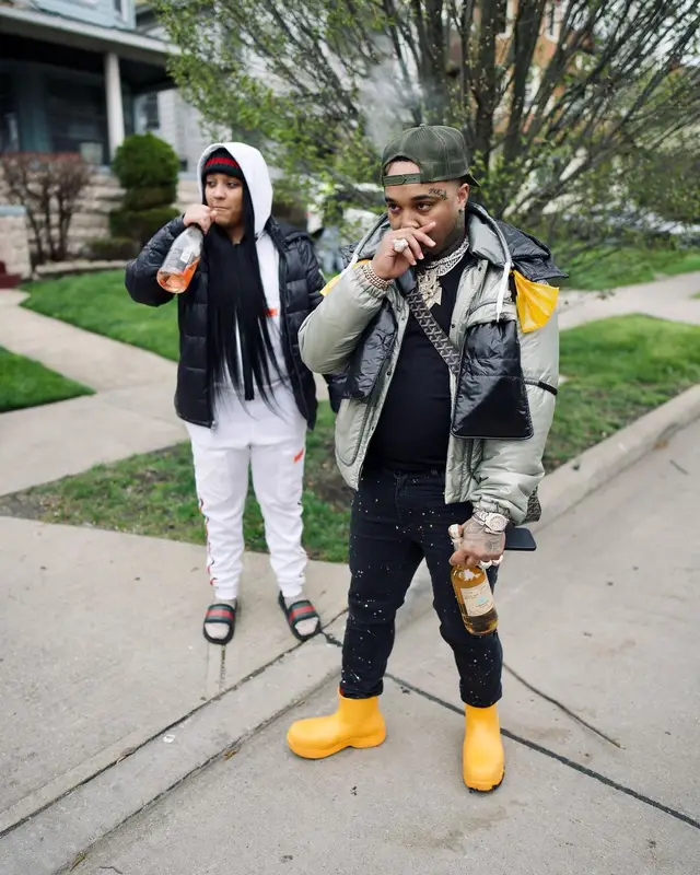 Doe Boy outfit in Craig Green, Monfrere, and Goyard, 2022