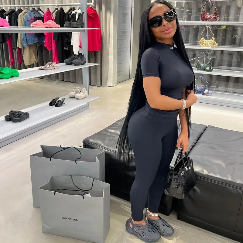 Jayda Wayda outfit in Yeezy, Hermes, and Balenciaga, 2022