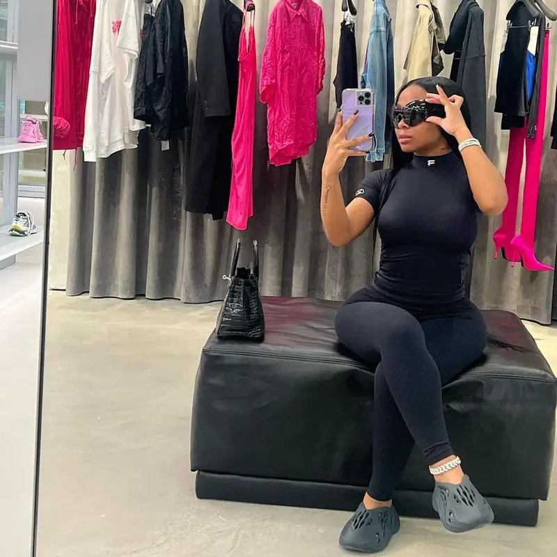 Jayda Wayda outfit in Yeezy, Hermes, and Balenciaga, 2022