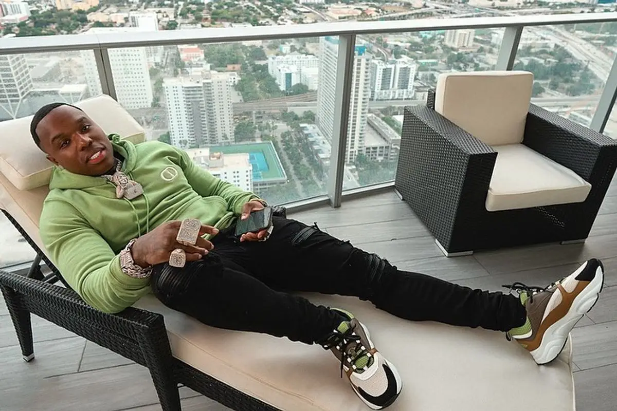 BandMan Kevo outfit in Dior and Amiri, 2022