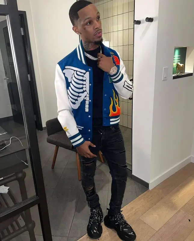 Toosii outfit in Lifted Anchors and Balenciaga, 2022
