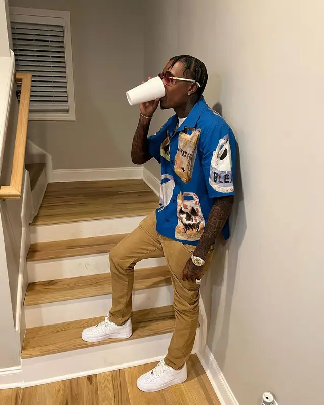 MGM Lett outfit in Givenchy, Moncler, and Cartier, 2022
