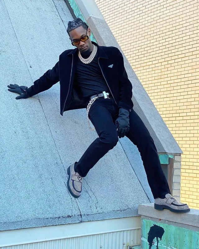 Offset outfit in Prada, 2022