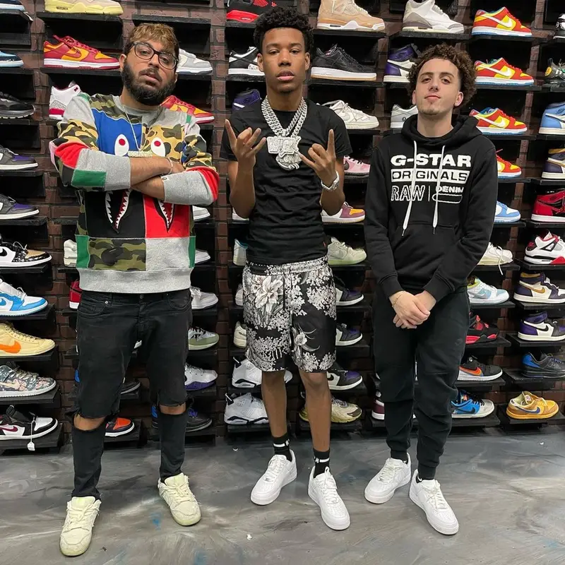 Nardo Wick outfit in Polo Ralph Lauren, Amiri, and Nike, 2022