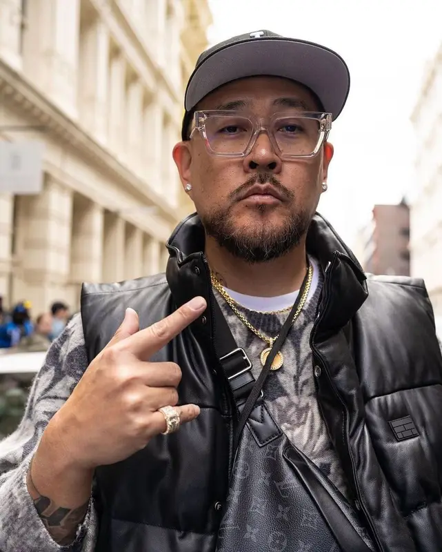 Ben Baller outfit in James Oro, 2022