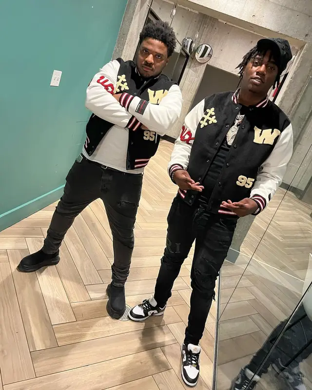 Fredo Bang outfit in Worship, Supreme, and Amiri, 2022