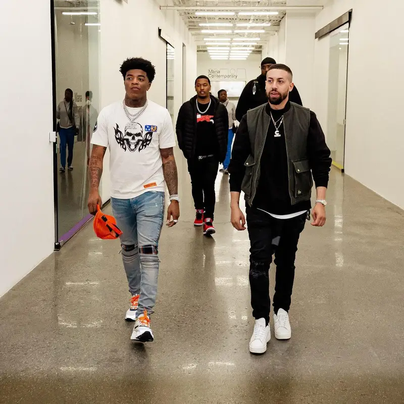 Yungeen Ace outfit in Heron Preston, Dior, and Amiri, 2022