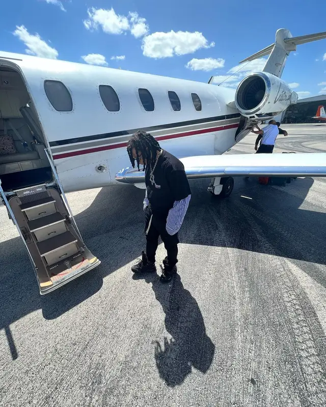 Trippie Redd outfit in Balenciaga, Rick Owens, and Chrome Hearts, 2022