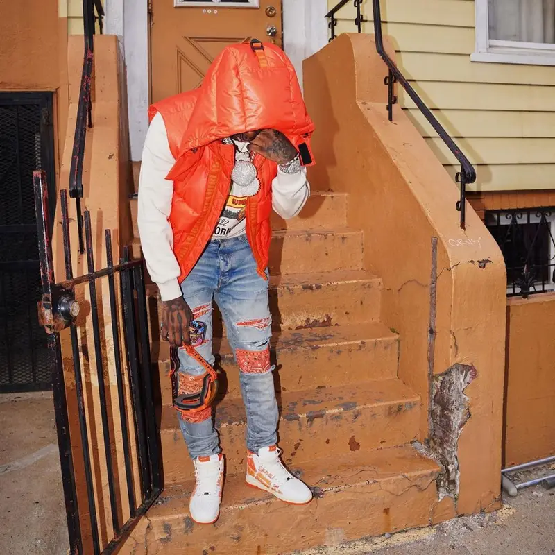 Sleepy Hallow outfit in Amiri and Dior, 2022