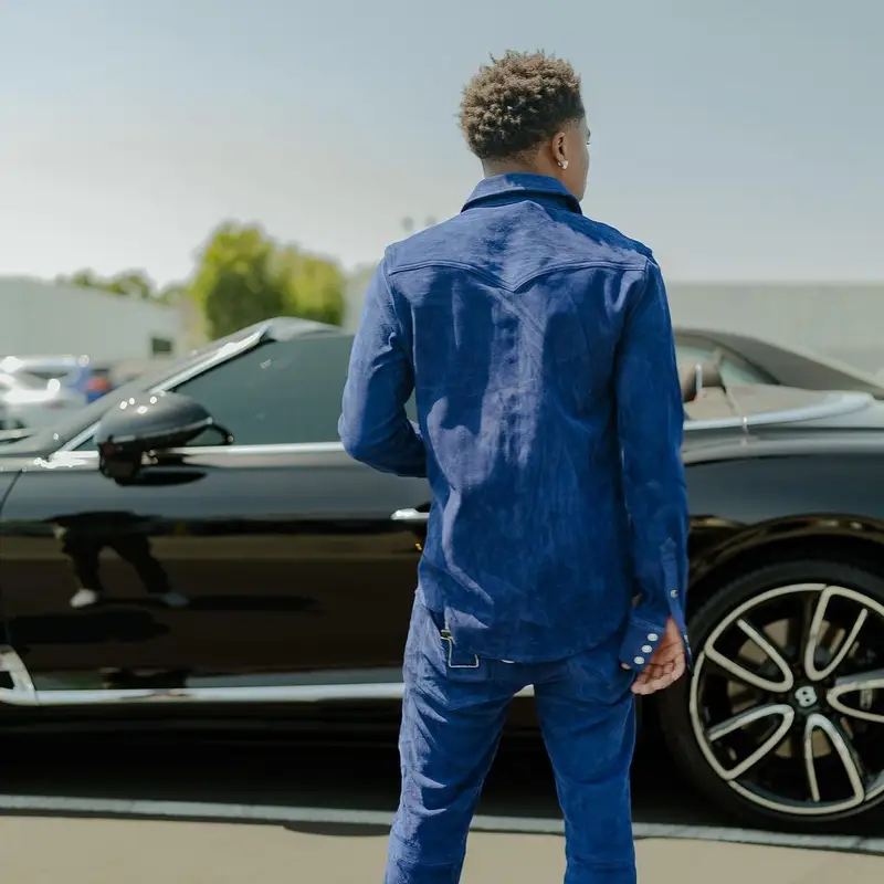 Roddy Ricch outfit in Cout De La Liberte, Nike, and Louis Vuitton, 2022