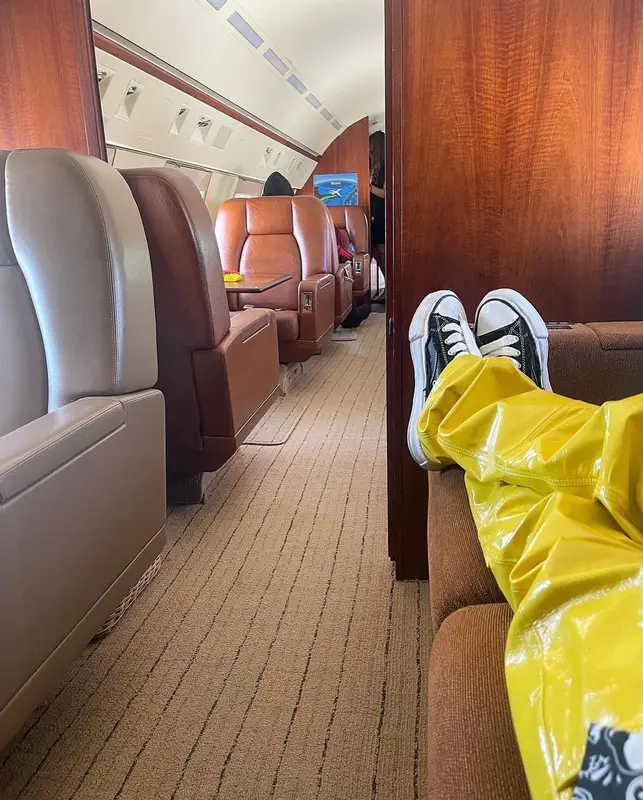 Tyga outfit in Rough., Maison Mihara Yasuhiro, and Mastermind, 2022